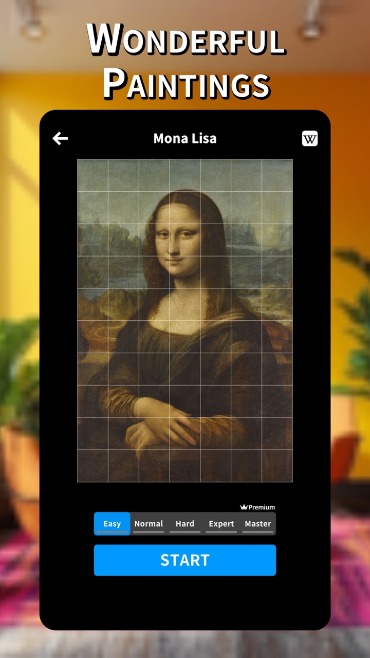 A beautiful image in Block Jigsaw Puzzle